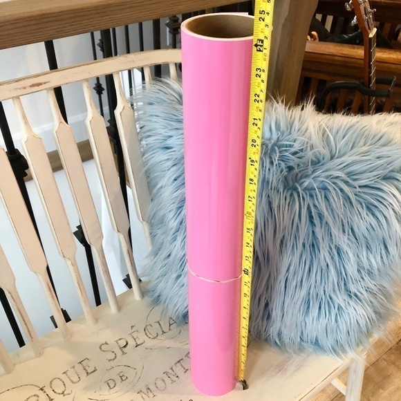 Permanent, Vinyl Roll, Pink, Sign Vinyl, Large, 24 Inches Wide x 18 Feet Long - Picture 7 of 7